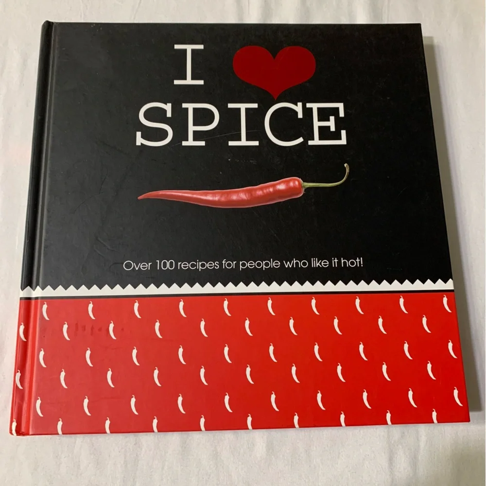 I Love‎ Spice Cookbook - Red & Black Spicy Gift